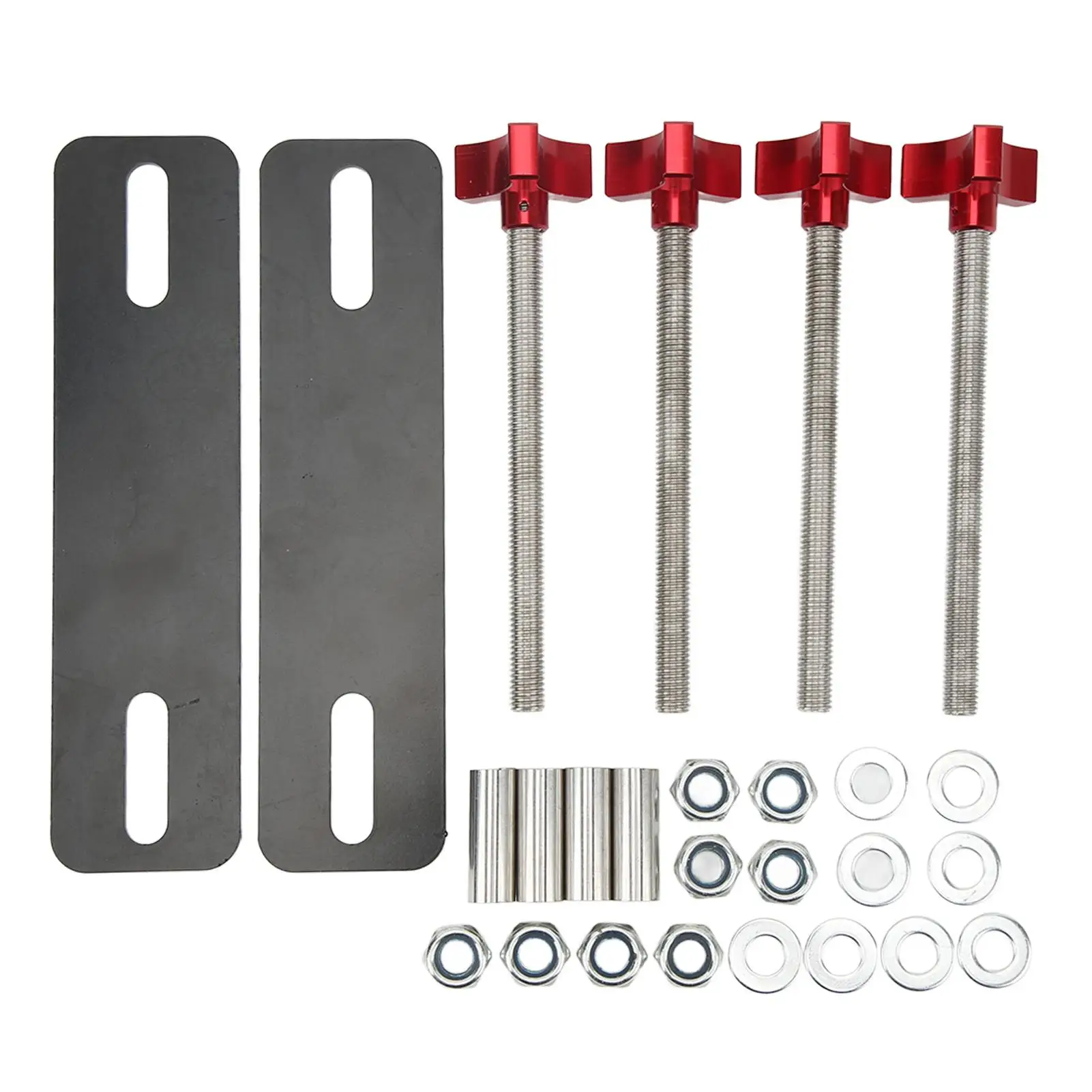 Adjustable Steel Traction Board Mounting Bracket Kit for off -Road Vehicles-Impact Resistant & Durable