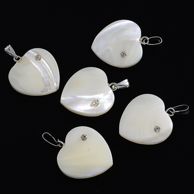 Shell Beads Mother of Pearl Love Cross Fish Animal Style Pendant Charms Beads for Necklace Earring DIY Jewelry Making