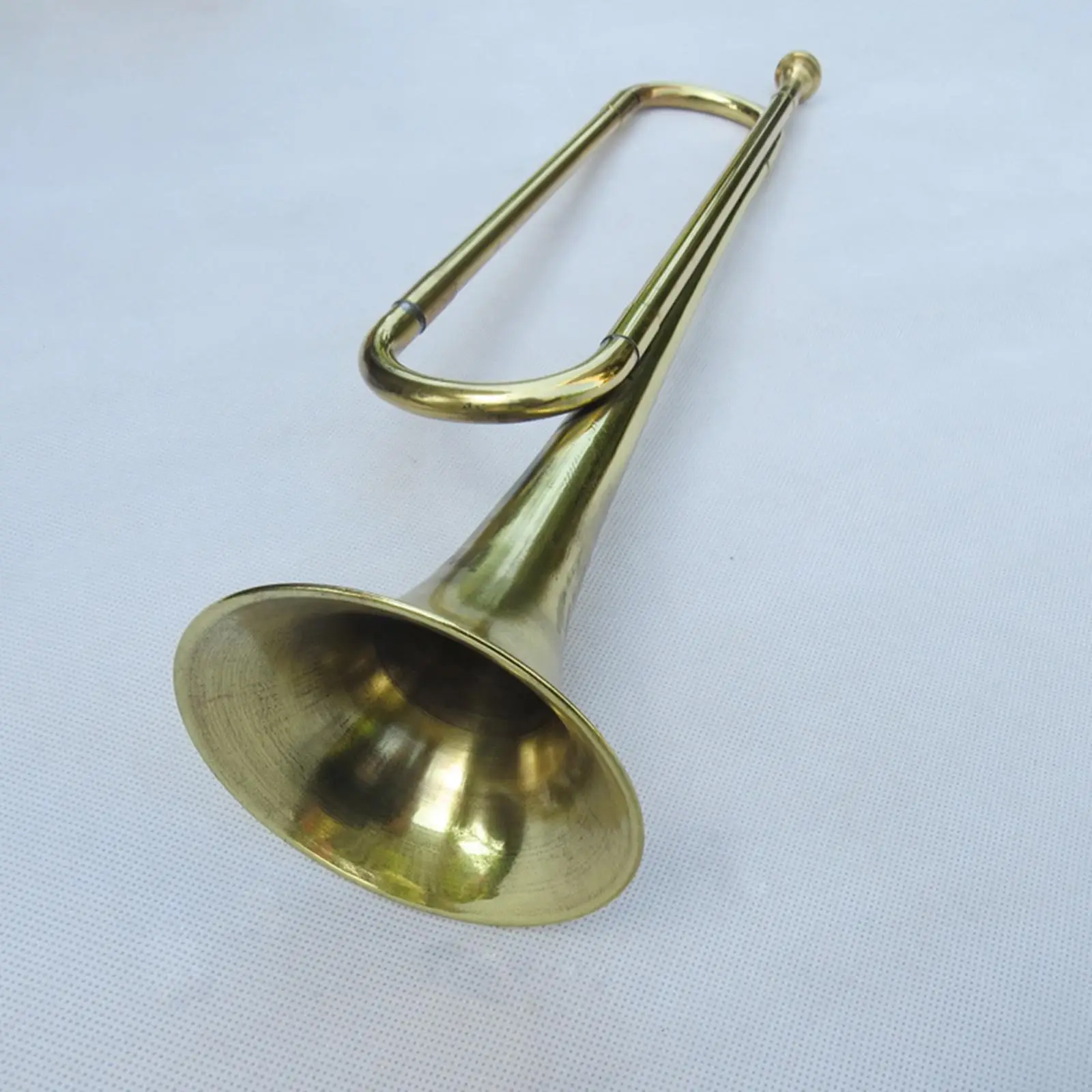 C Flat Bugle Golden Trumpet Portable Trumpet Instrument Professional Marching