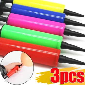 1/3PCS Manual Balloon Pumps Portable Air Inflator Pump Useful Latex Foil Balloon Inflator Party Decor Supply Balloon Accessories