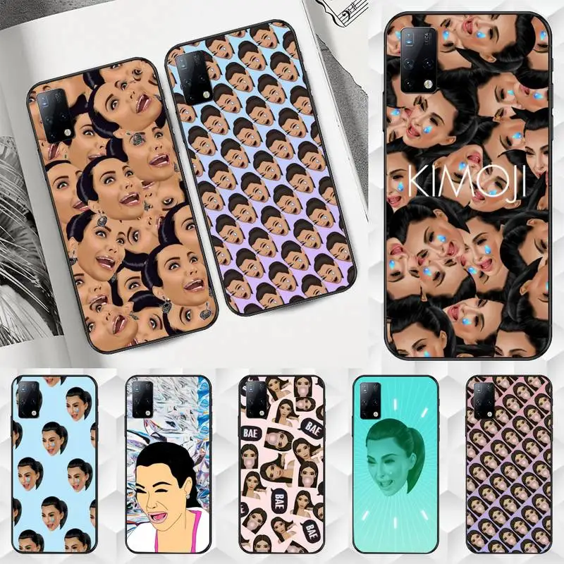 Чехол для телефона Kim-Кардашьян-Kimoji Huawei Y7 Y9 Y6 Y5 Y8 Y7P Y6P enjoy8 Y8P enjoy10S plus lite pro мягкий