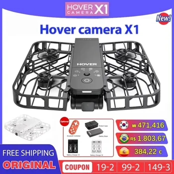 HOVERAir X1 Fotocamera Volante Tascabile Mini Drone con Batteria da 1050mAh, Action Camera per Selfie Hover Air X1