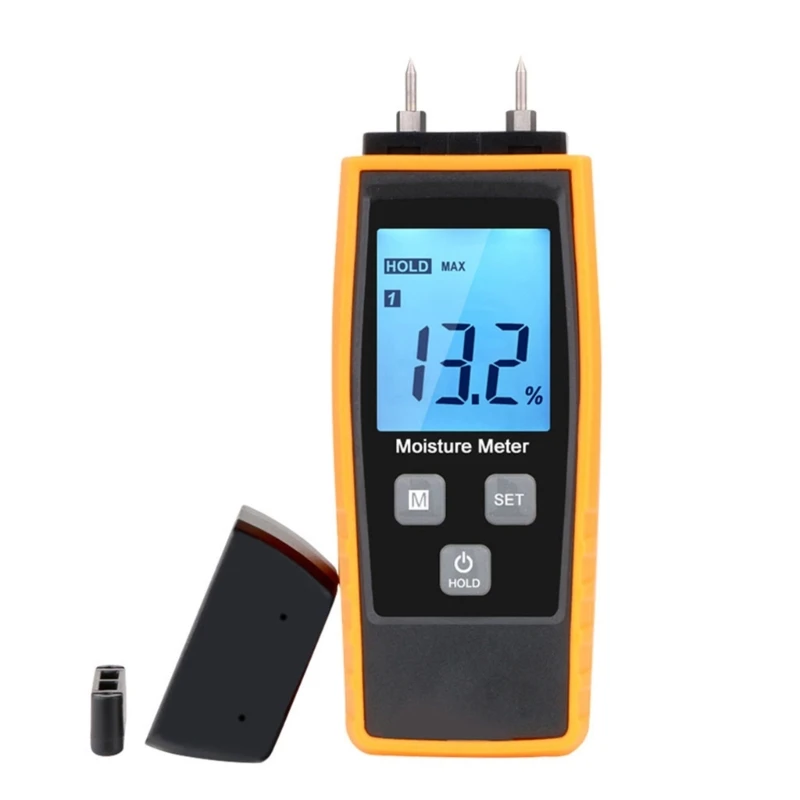 

Pin-Type Moisture Meter Humidity Detector Digital Water Leak Tester Dropship