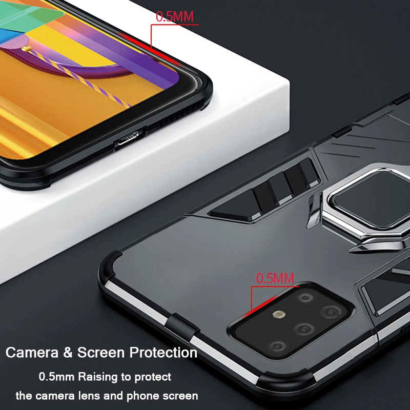 Shockproof Silicone Bumper Magnetic Phone Case - Full Protective Cover