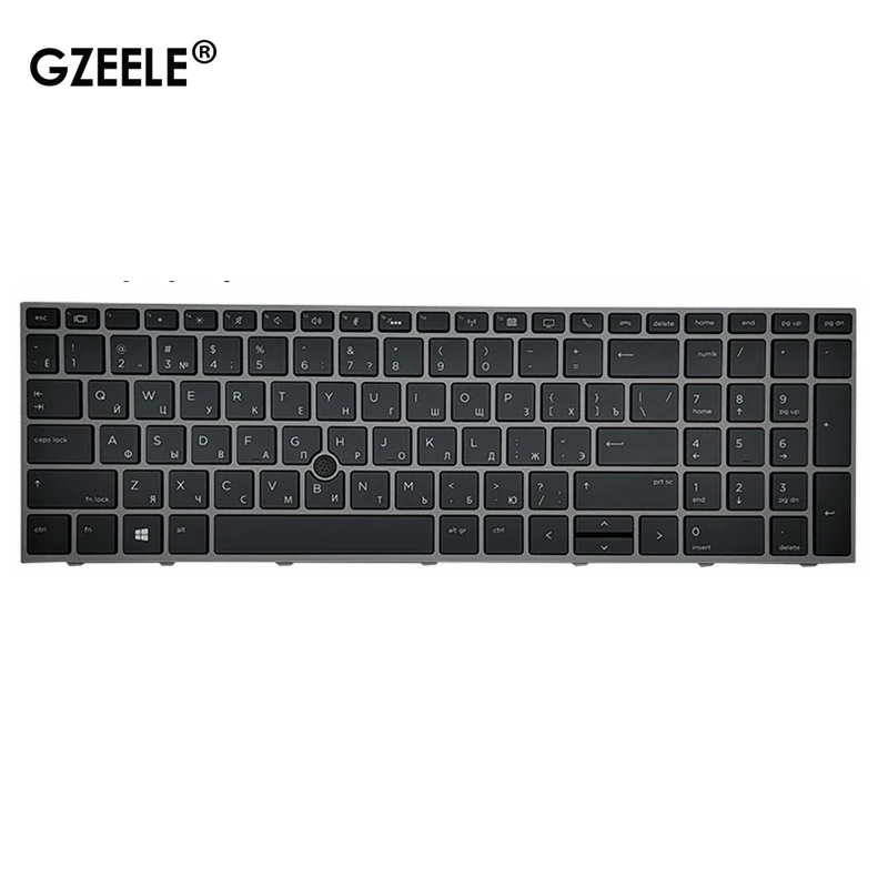 Eua ru Teclado Russo para hp Zbook 15 g5 15 g6 Zbook 17 g5 17 g6 com Retroiluminado sp - Imagem 3