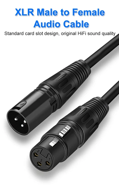 Mak Xlr 17 Cavo Prolunga Microfono XLR Maschio-Femmina, 2 Pezzi Da 6 Piedi 1 8m Colore P 841665 - Foto 9