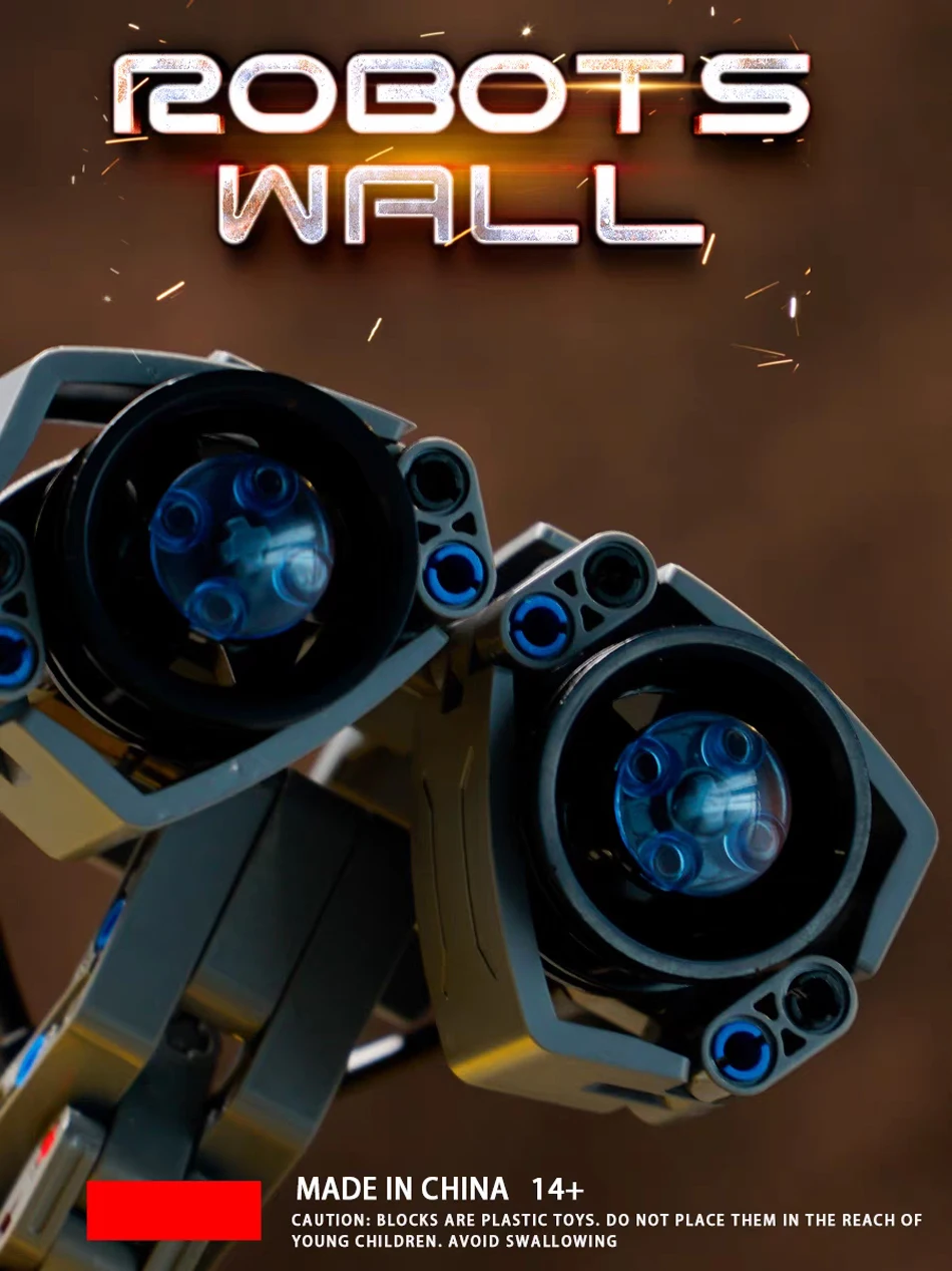 3 IN 1 Technische Transformation Wall-E Roboter Montage Bausteine Ziegel Fernbedienung Lernspielzeug Kinder Geburtstagsgeschenke – Detail 8