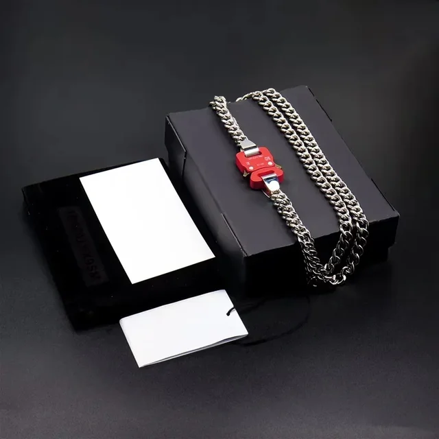 アクセサリー 1017 ALYX 9SM(ALYX) DUAL CHUNKY CHAIN Double Chain 1017 ALYX 9SM Necklace Functional Unisex Street