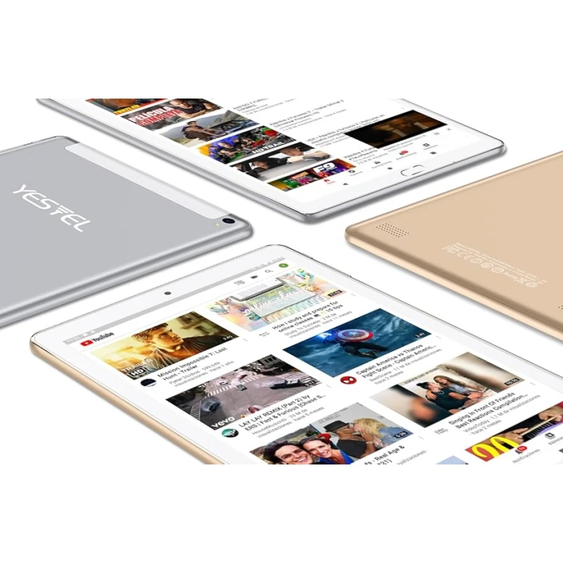 X2 콜링 태블릿 10.1인치, 안드로이드 8.1 시스템, MTK6753 8코어 A53 CPU, 3GB 메모리 32GB 저장용량, 타입-C 고속 충전 및 SIM C 지원