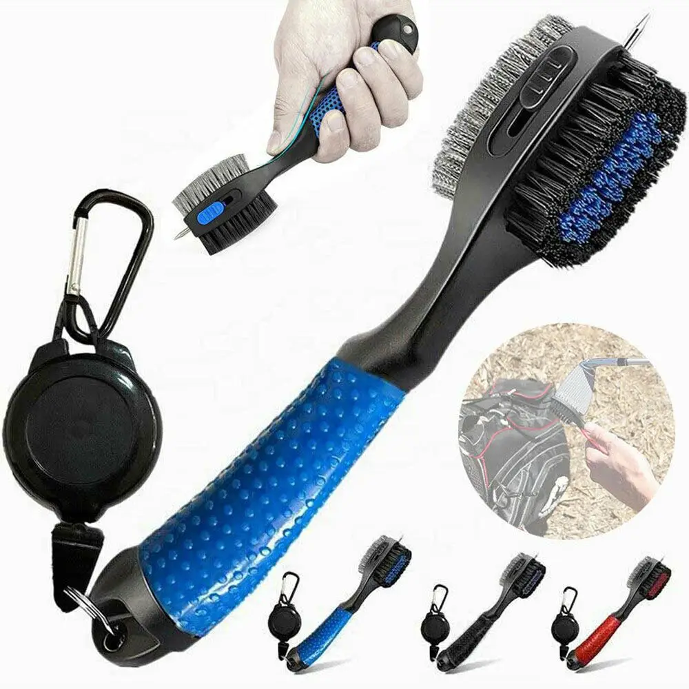 

Quality Durable Cleaning Tool Sporting Goods Golf Sharpener Tool Retractable Groove Cleaner Golf Accessories Golf Club Brush