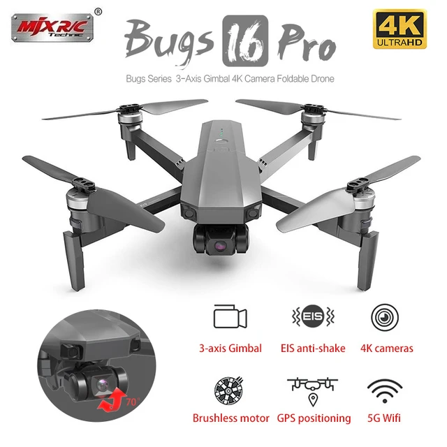 MJX Bug 16 Pro EIS 3-Axis 4K Camera GPS FPV RC Quadcopter