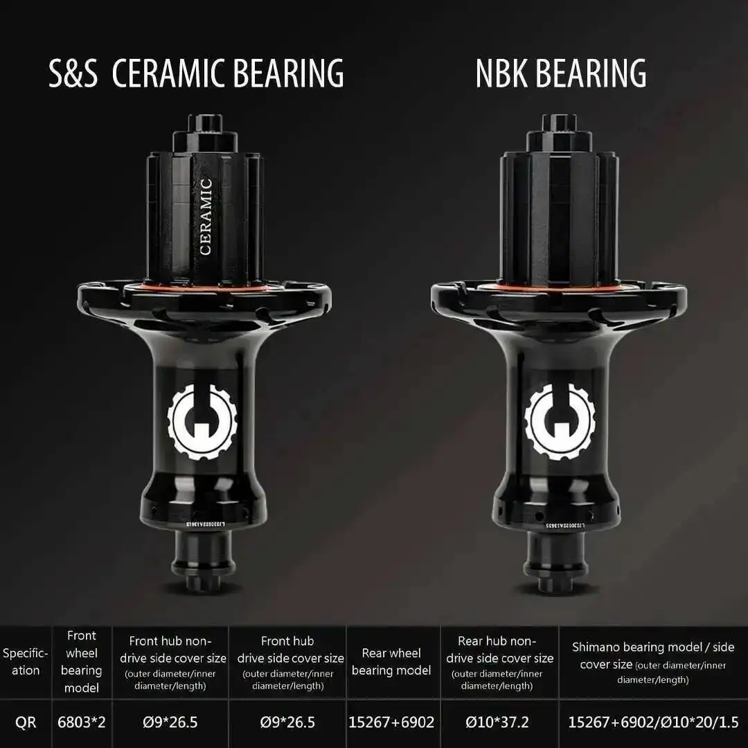 Carbon Wheelset 700c Road Carbon Wheels R10 Ceramic Bearing Or Normal Hub 20-24H Clincher Tubeless For Cycling