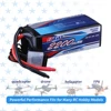 SIGP 6S 22.2V Lipo Battery for 2200mAh 40C 5000mAh 80C Soft Pack with RC Helicopter Airplane FPV Drone Quadcopter Racing Hobby 2
