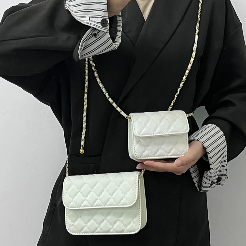 Borsa a tracolla da donna in stile Y2k alla moda, con tre