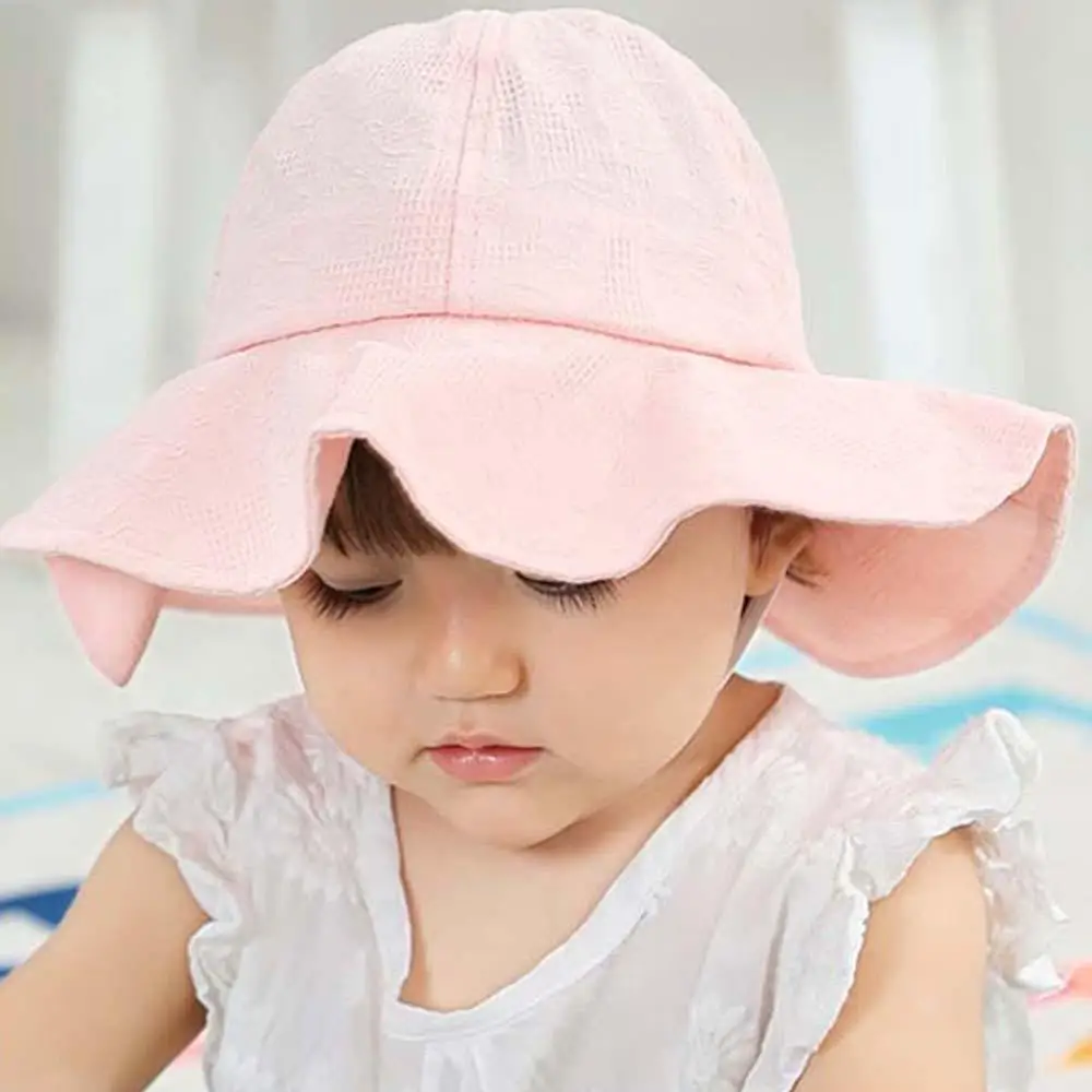

Корейский Летний детский хлопковый головной убор для мальчиков и девочек на шнурке козырек Защита от солнца Детская Панама