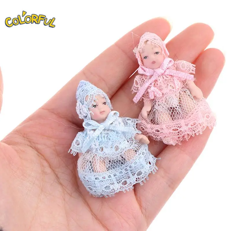 10PCS/Set Miniature Baby Doll Figurines Micro Landscape Model for Pretend  Role Play Interactive Baby Shower Decor 3cm - AliExpress