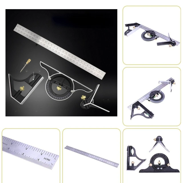 Square Angle Ruler Measuring Tool Set - Image 3
