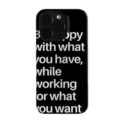 Minimalist Y2K Full Screen Text Phone Case - iPhone 12 Mini (A)