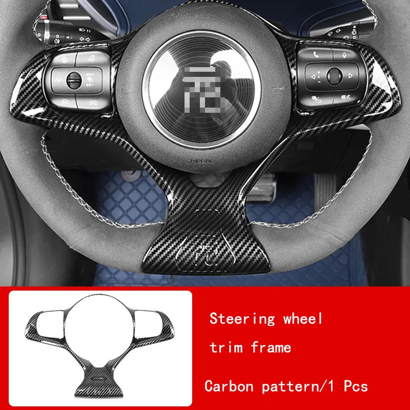 Für neue BYD ATTO 3 atto 3 Carbon Faser Mittelkonsole Abdeckung Innen Griff Getriebe Fensterheber Schalter Spiegel Trim Modifizierte Teile – Detail 9