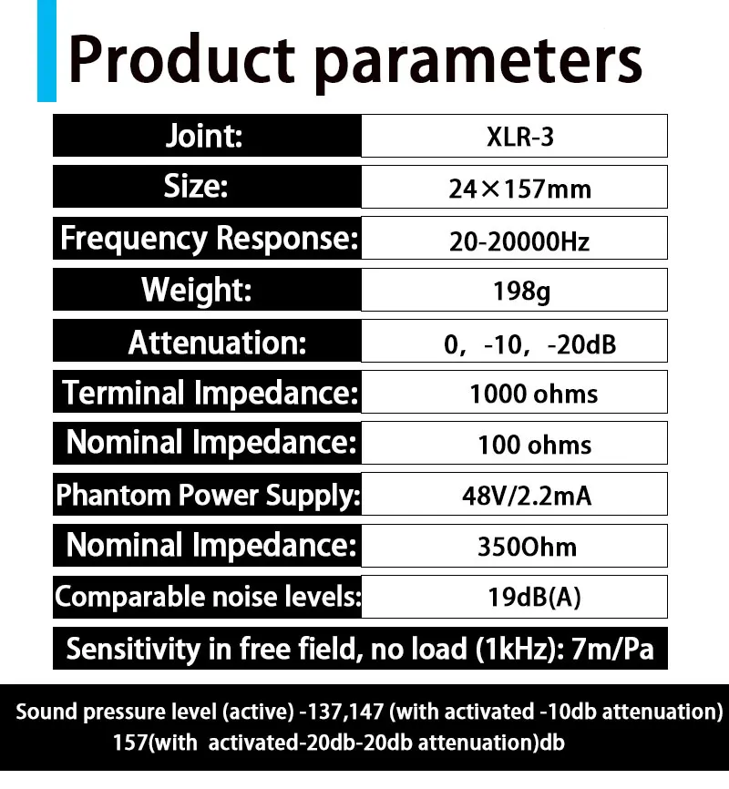 E914 Heart-Shaped Instrument Microphone, Windproof Cotton Condenser Microphone,For Bands/Stages/Recording Studio Recording ﻿