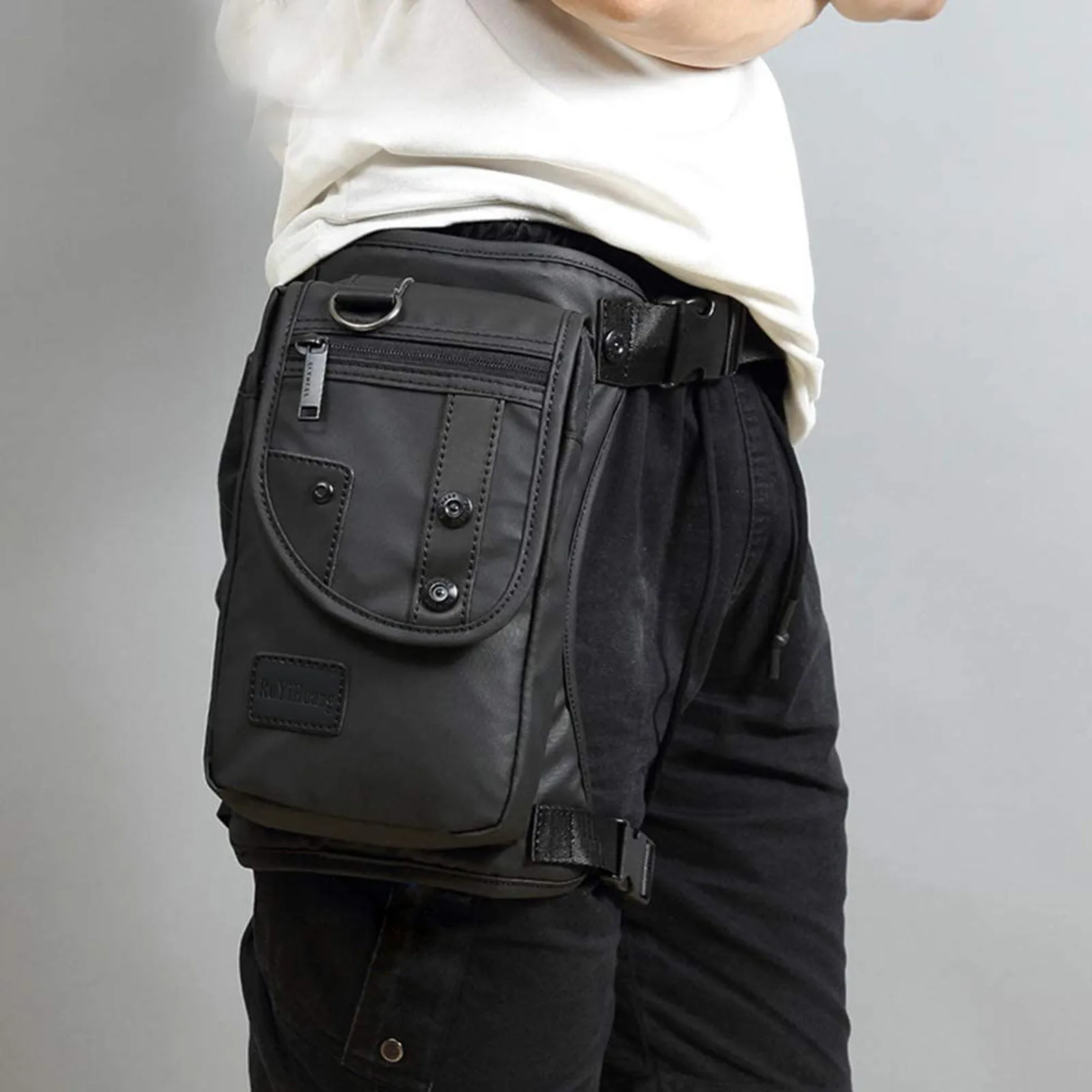 Waist Packs GL Nylon Drop Legs Bags Fashion Hip Waist Pack Thigh Bum Fanny Packs Multifunction Tactical Riding Male Shoulder Messenger Bag