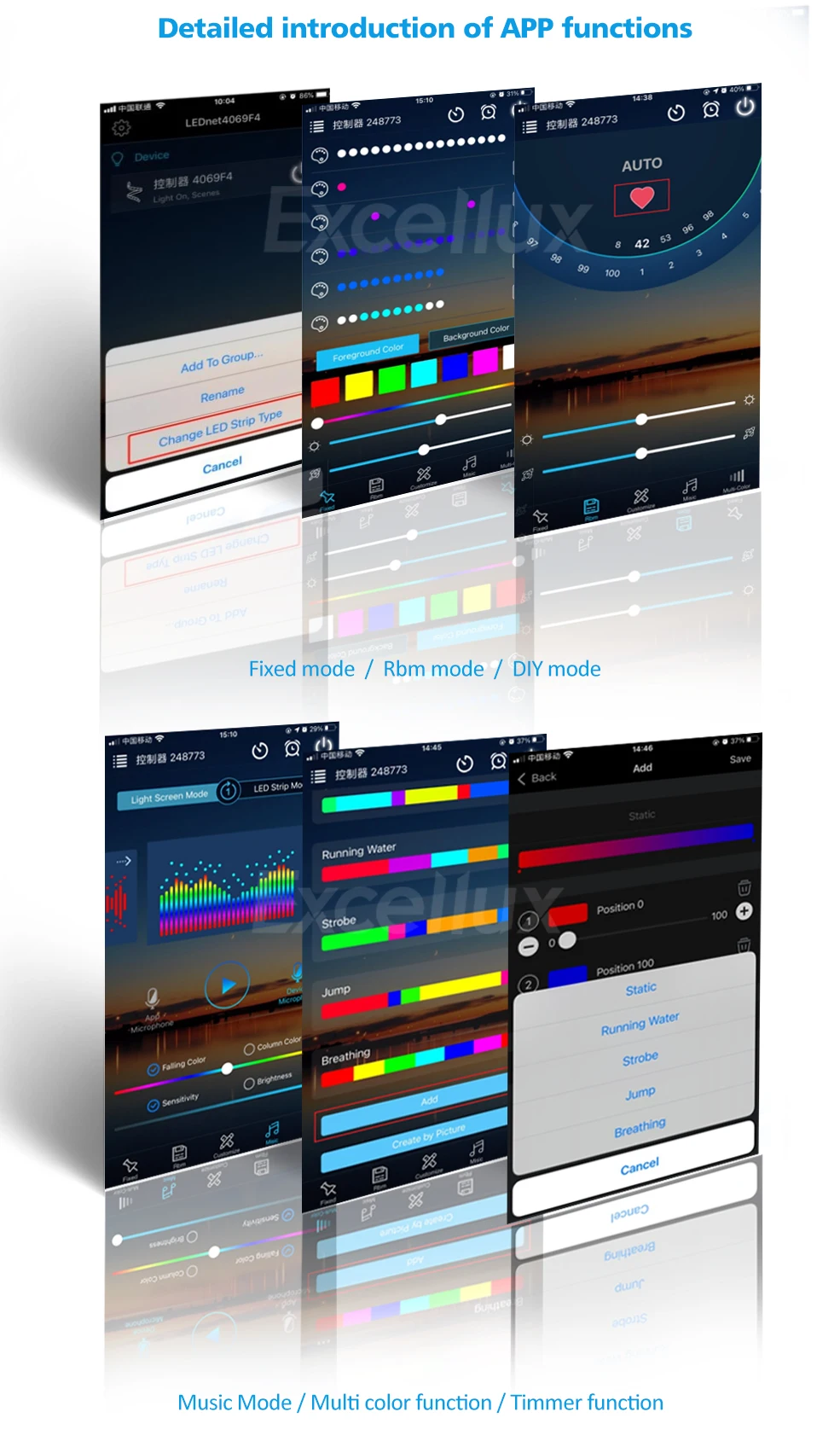 10PCS WS2811 WS2812 Magic Home WiFi RGB Pixels LED Controller