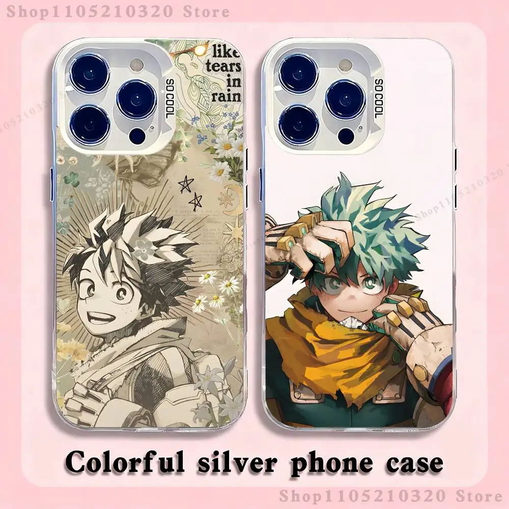 Premium White Matte IMD My H-Hero Academia D-Deku Phone Case