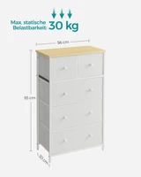 Туалетный столик SONGMICS, шкаф для хранения с 5 элементами — изображение 3