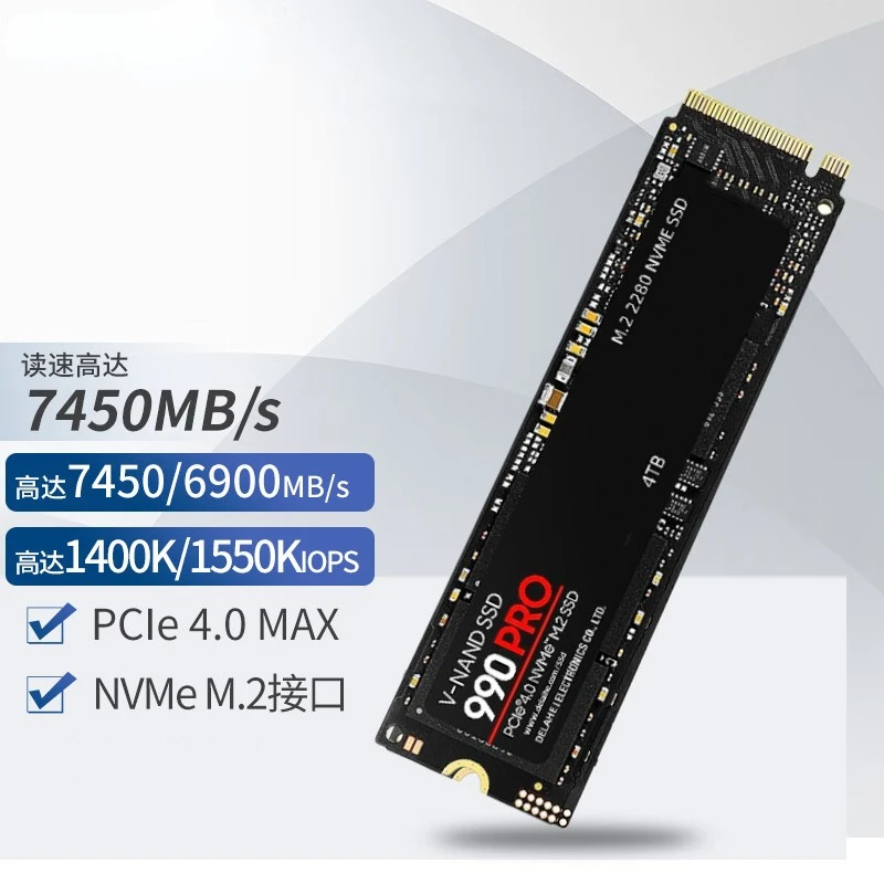 

M.2 990 pro 4TB 2TB 1TB 2280 Hard drive disk NVME 2.5 inch ssd TLC 5600MB/s internal Solid State Drives for laptop and desktop