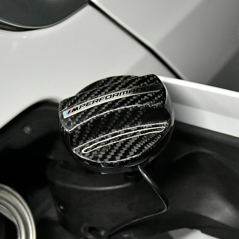 Dry Carbon Fiber Fuel Tank Cap Trim Cover For Bmw M3 M4 M5 E34 E36 E90