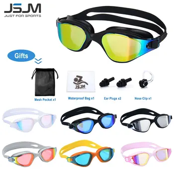 Unisex Adult Swimming Goggles – Anti-Fog Swim Glasses for Men & Women – Adjustable Silicone Waterproof Professional Swim Eyewear 1