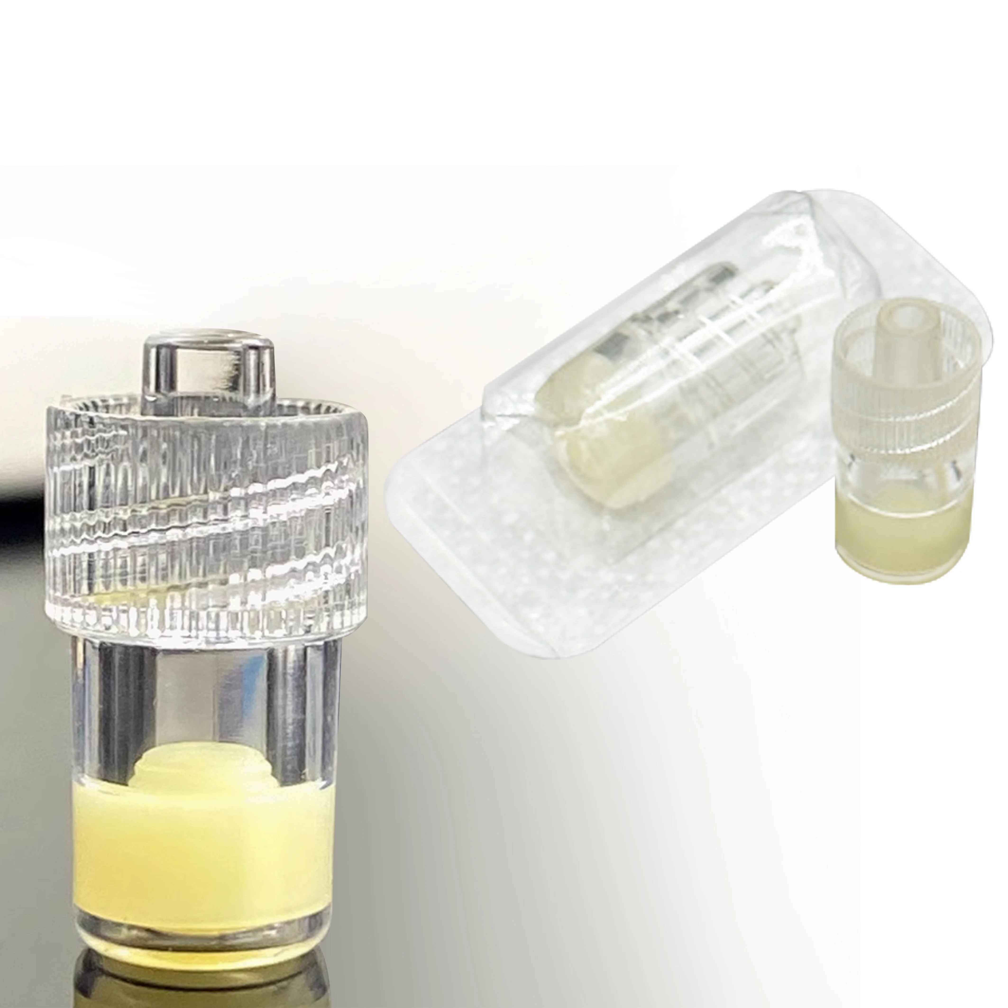 Sterile Heparin Cap with Luer Adapter for IV Catheter, Leakproof Design for Animals and Laboratory,Individually Package 20/100pc