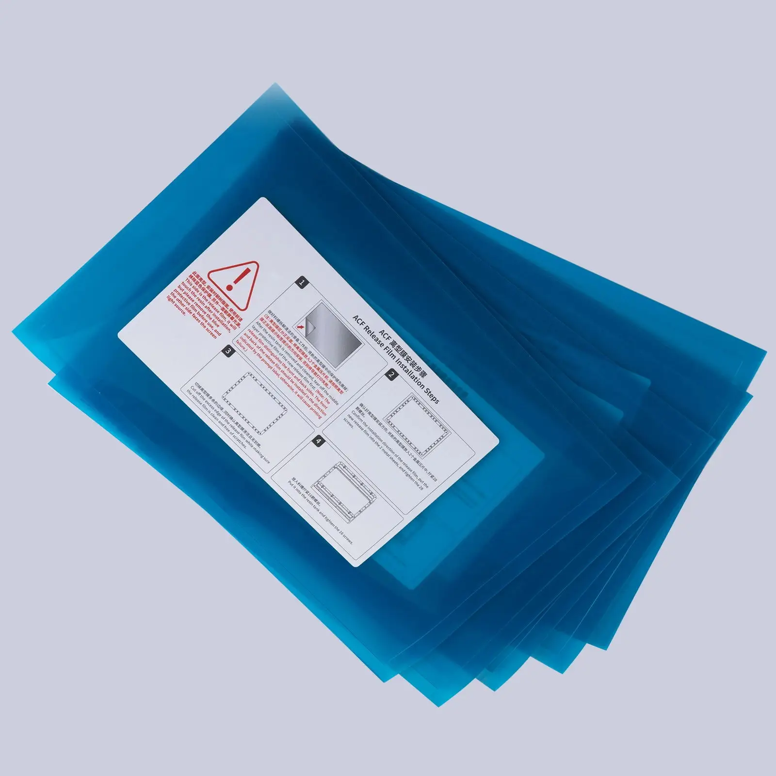 ELEGOO 5PCs ACF Release Films Set for SATURN 3 ULTRA MSLA 3D Printer 0.3mm thickness 3D Printer Parts Filament - 3