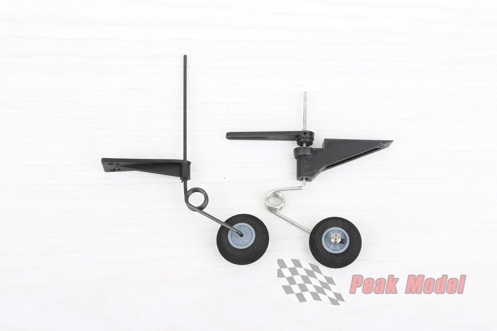 Heckrad-Fahrwerk, hintere Montage für Balsaholz, RC-Flugzeug, kompatibel mit 25-60/60–120 Klasse Gasöl-Kraftstoffmotor – Detail 4