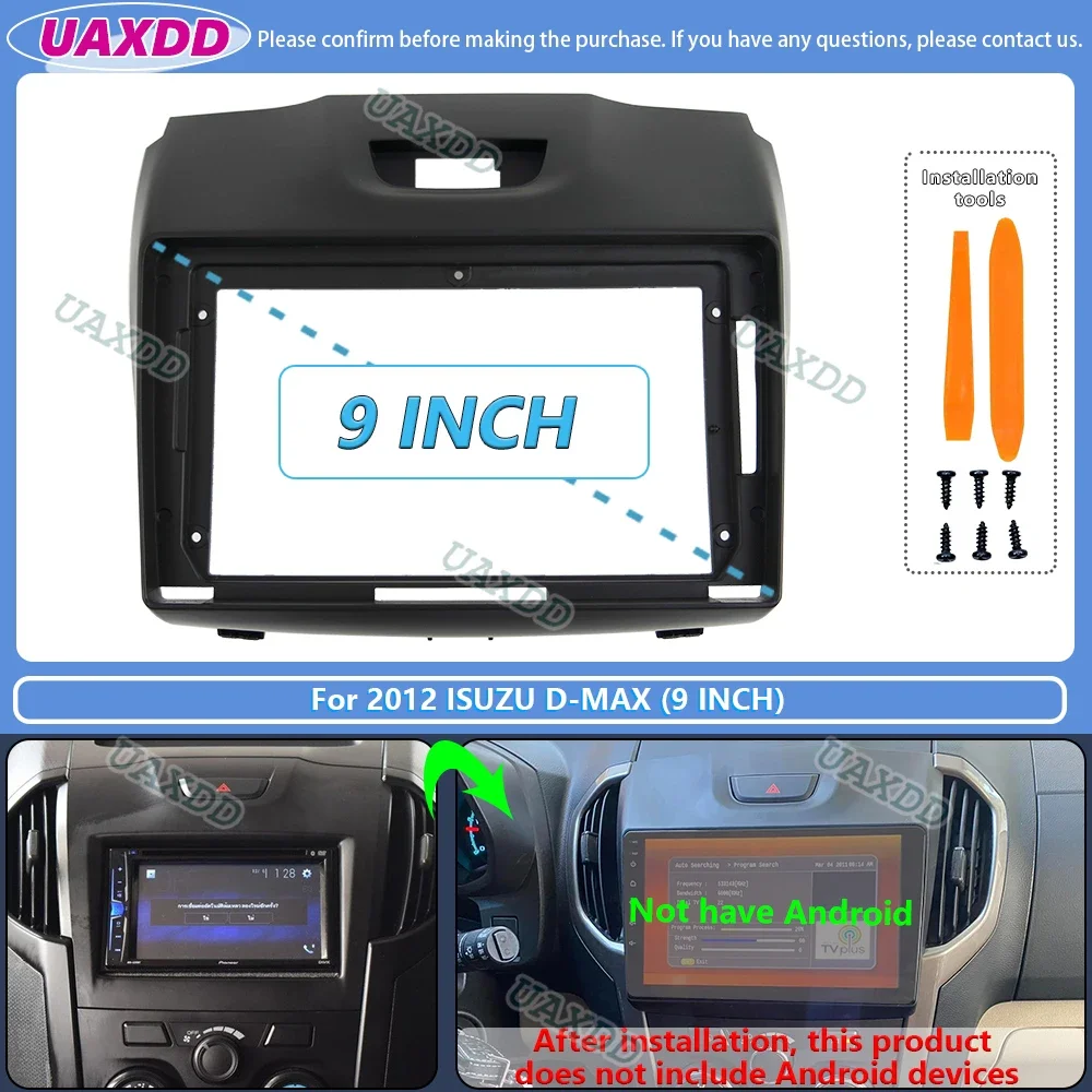 9-Inch Android Car Stereo Frame Panel & Dashboard Kit