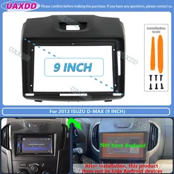 9 - Inch Android Car Stereo Frame Panel & Dashboard Kit (For 2012 Isuzu d - max)