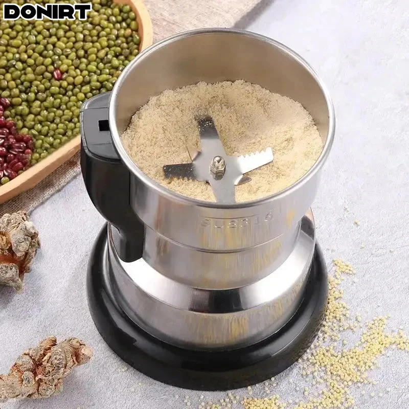 Electric Multifunctional New Coffee Grinder Kitchen Cereal Nuts Beans Spices Grains Grinder Machine for Home Coffee Grinder usb rechargeable portable coffee grinder electric home outdoor blenders profession adjustable coffee beans grinding for kitchen