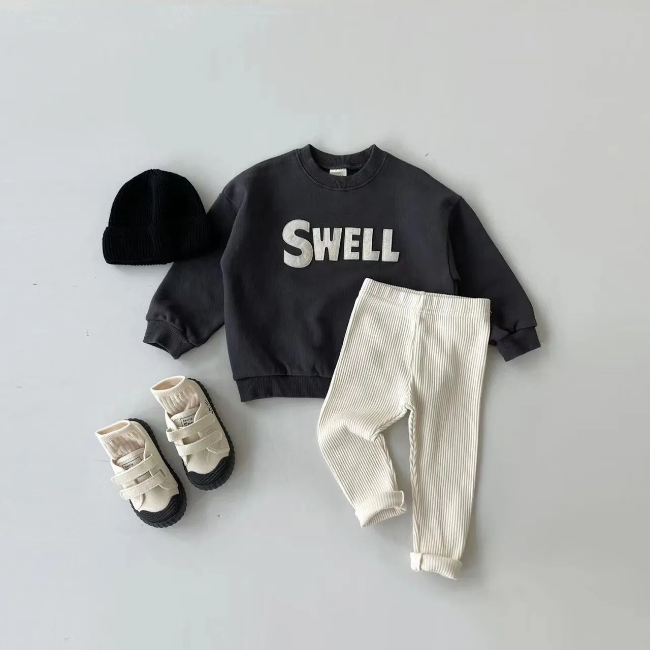 Leggings For Newborn Baby Clothes Toddler Costume Spring Baby Boys Girls Striped Slim Leggings Solid Color Infant Pants Skinny