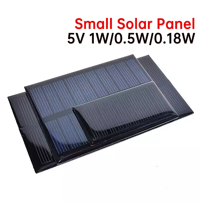 Smart Electronics Pannello Solare 1W 5V Elettronico Fai Da Te Piccolo Pannello Solare Per Caricabatterie Per Telefono Cellulare Giocattolo Leggero Per