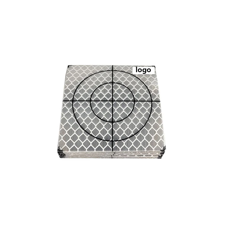 라이카 토탈 스테이션 용 100pcs 반사판 시트 지리학 흰색 타겟 시트 반사 스티커 20/30/40/50/60MM 비 맞춤형