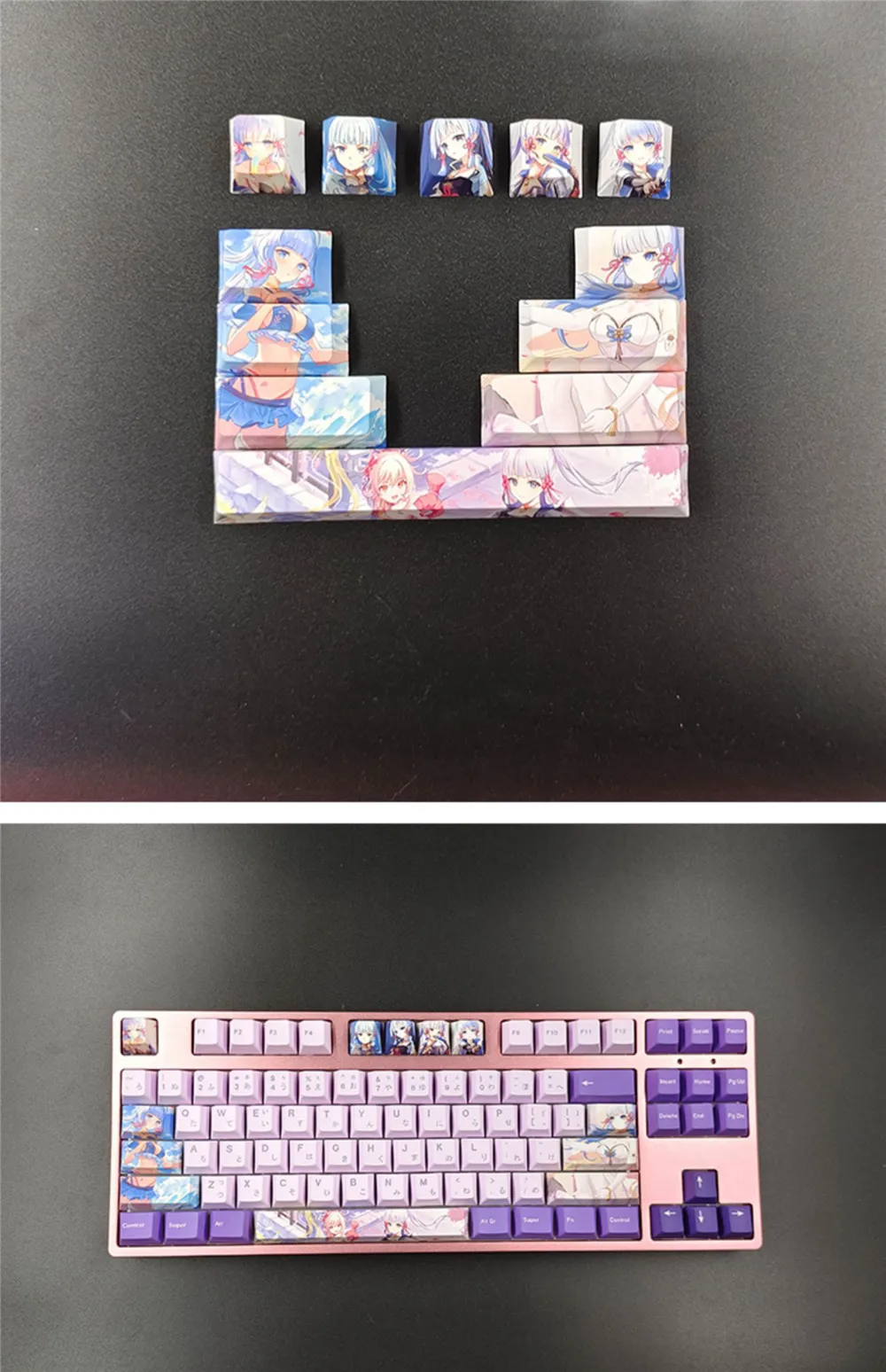 perfil cereja, teclado mecânico, suplemento, chave, personalizado, 12pcs