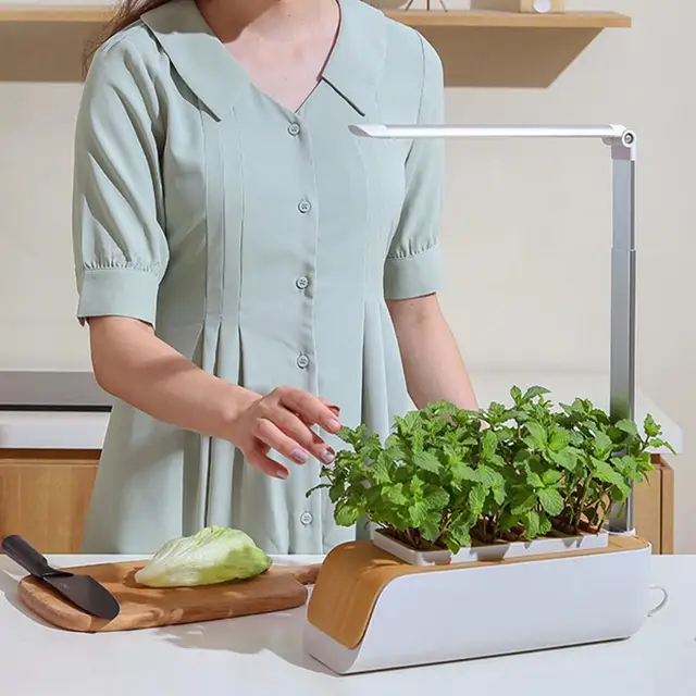 Növénytermesztési Lámpa Led Pozsgás Növények Zöldség Virágnövekedés Lámpák Asztali Ültetvény Nem Izgalmas Magasságú Állítható Növény Termesztési - Image 3