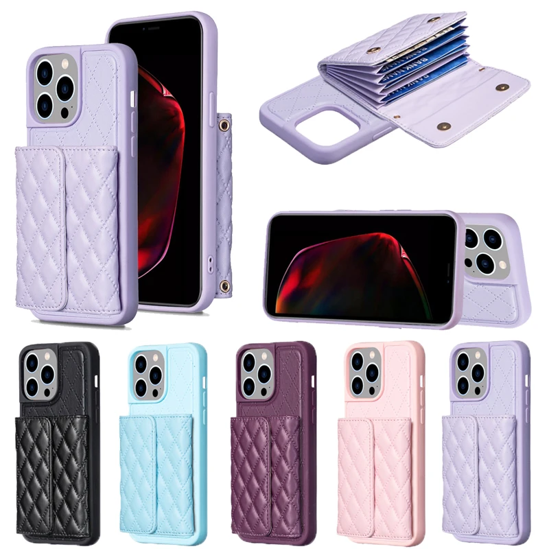 

Wallet Small Fragrant Wind Bag With Shoulder Rope Case For iPhone 14 Pro Max 13 12 11 SE 2020 X XR XS Max 8 7 6 6S Plus Cover