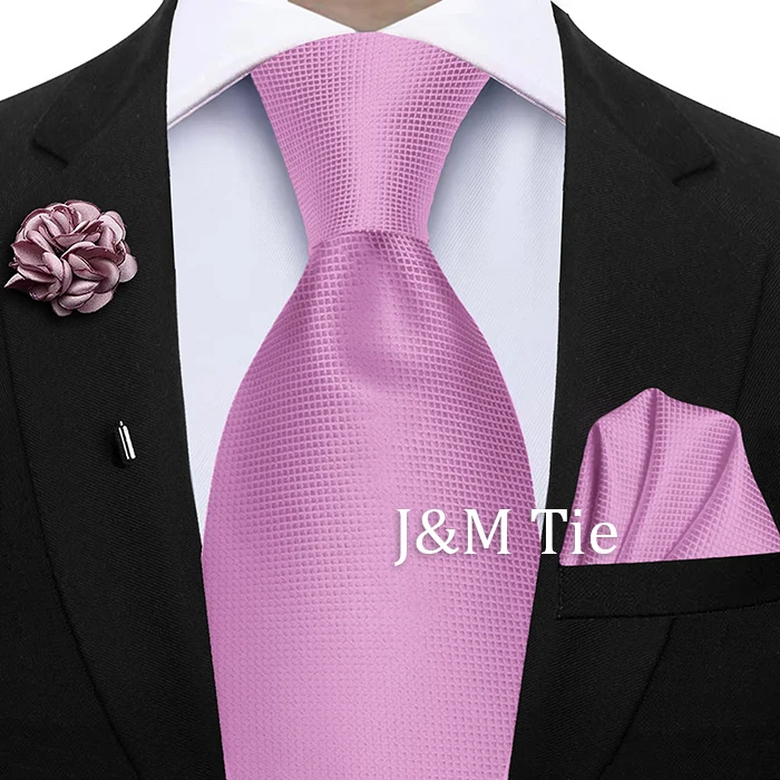 Pfauenblaues, schmales, kariertes 3-teiliges Krawatten- und Einstecktuch-Set für Männer, Bräutigam, Hochzeit, Business, lässig, stilvolle Accessoires, Geschenk – Detail 4