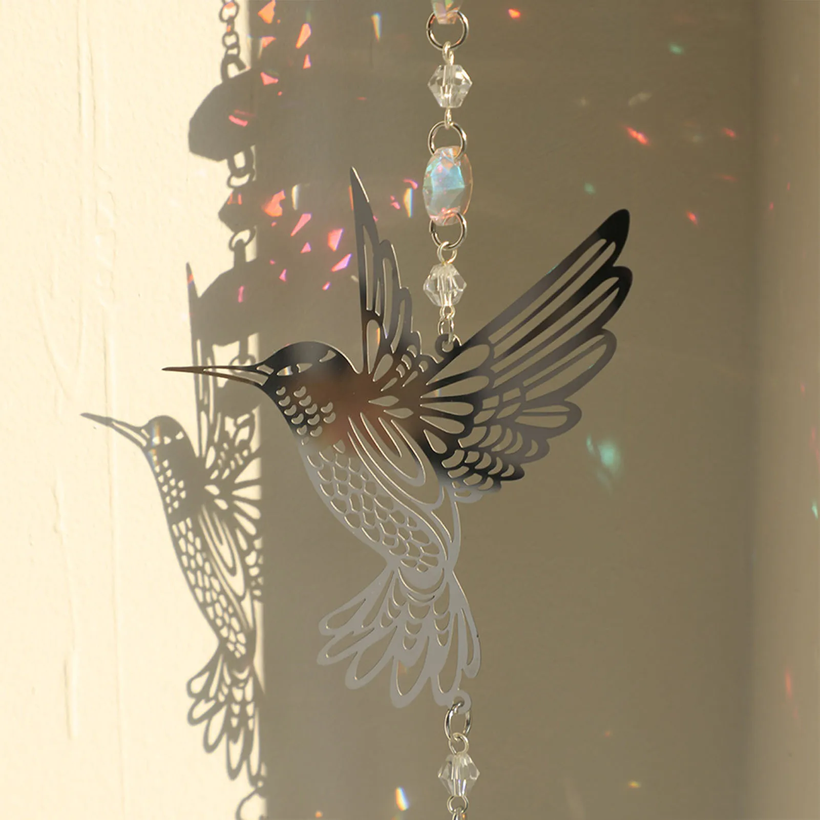 Metal Crystal Pendant Cast Beautiful Rainbow Sun Catcher Pendant for Thanksgiving New Year Gift sun catcher,crystal pendant,sun catchers