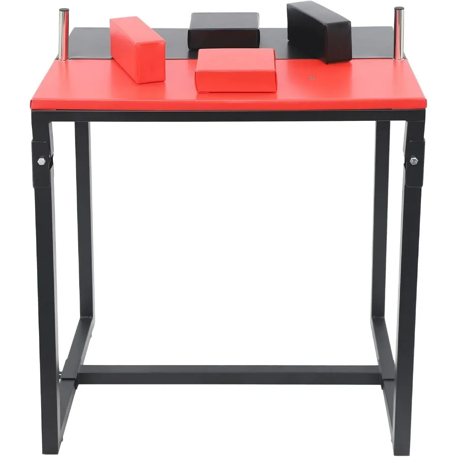 Arm Wrestling Table - Professional Arm Wrestling Battle Table with Elbow &Forearm Pads, Handles Competition Training Table for H