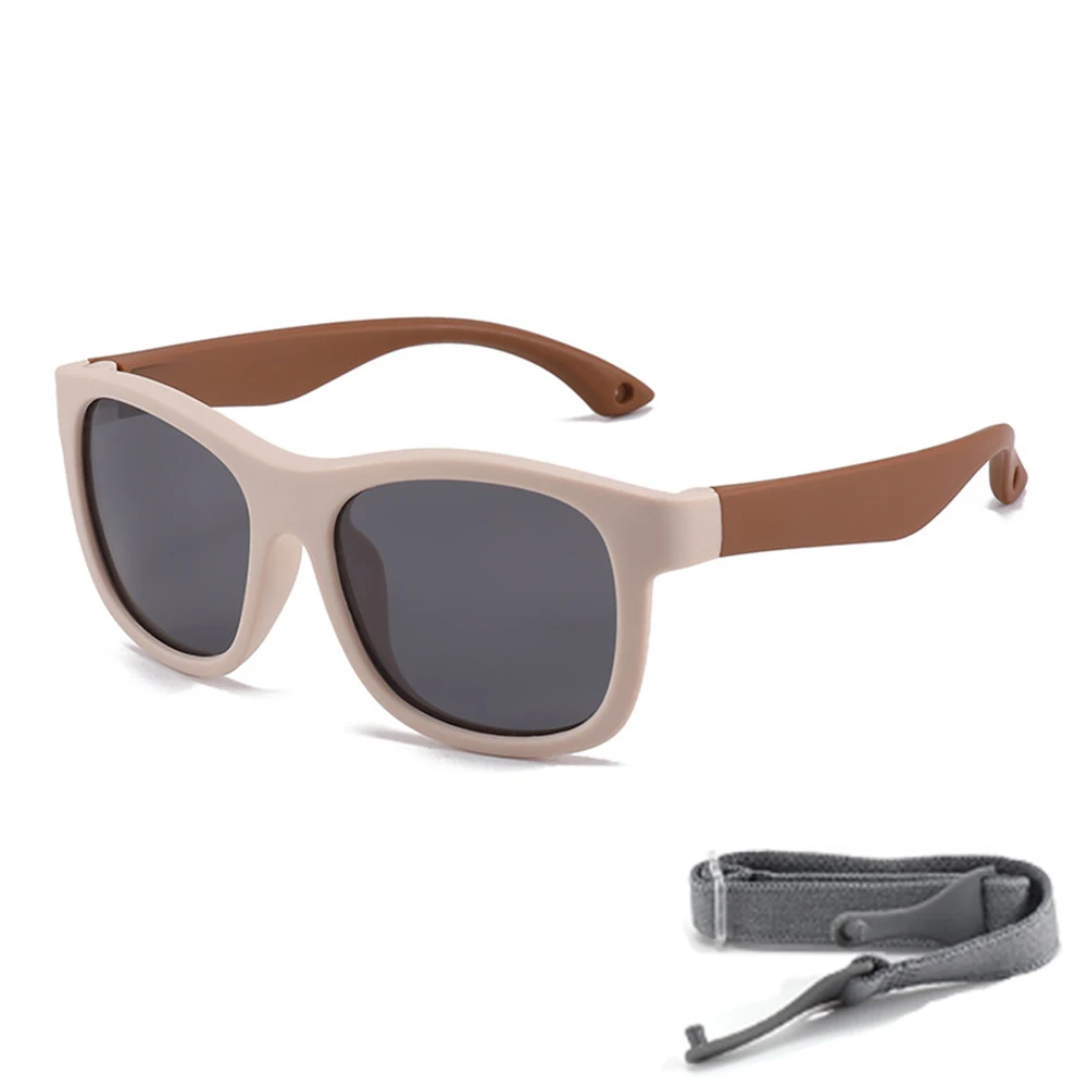 Polarspex Occhiali Da Sole Polarizzati Per Bambini, Modello Cateye Stampa Leopardata, Protezione UV400, Taglia S (3-7 Anni), Rosa