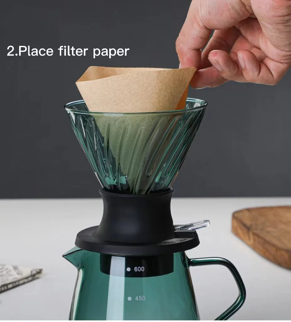 Glass Driptype Handbrewed Coffee HighQuality Coffee Filter