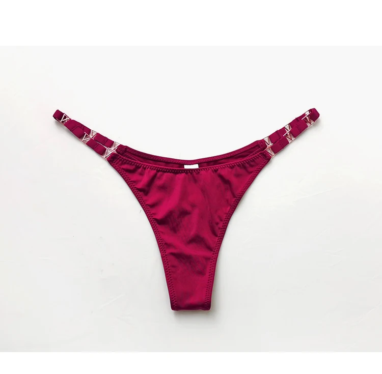 Nahtlose Sexy Tanga Frauen Unterwäsche Slips Höschen Zebra Blume Low Rise Luxus Metall Schnalle G String Bikini Mädchen Weibliche Höschen – Detail 29