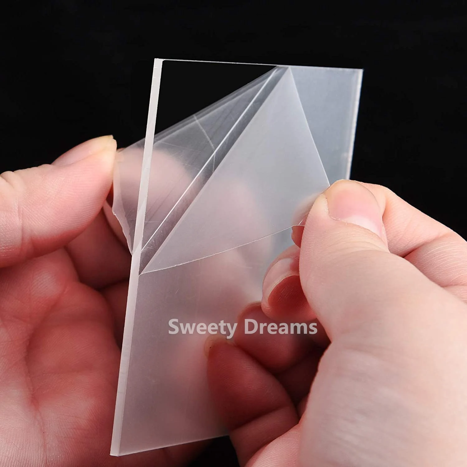 Acrylic Square Cake Disks Tall Double Barrel Cake Acrylic Disc Layer DIY Art Blank Board Topper Baking decoration Tool